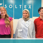 Soltex summer interns group photo at The Woodlands, TX office